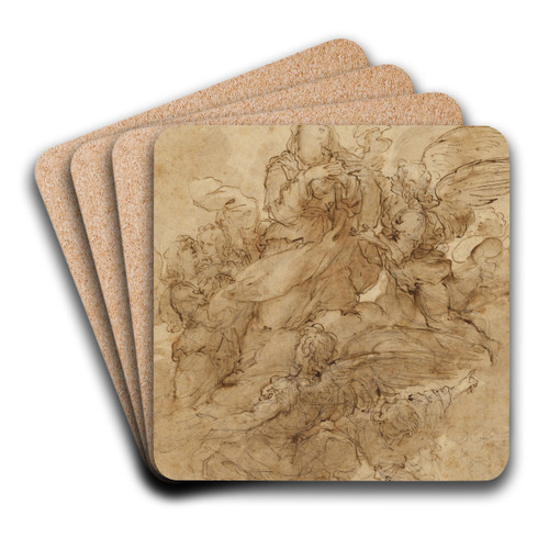 The Assumption of the Virgin by Pier Francesco Cittadini Art Drink Coaster set