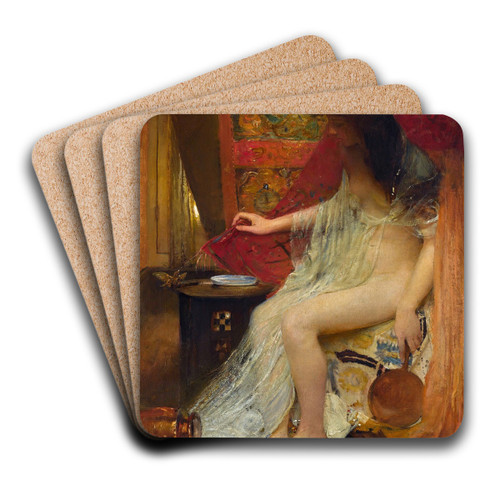 Lesbia's Sparrow, Catullus by George William Joy Art Drink Coaster set