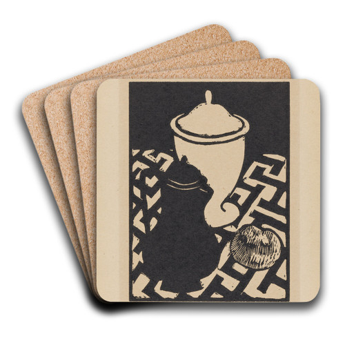 Still Life by Roger Fry Art Drink Coaster set Still Life by Roger Fry Art Drink Coaster set