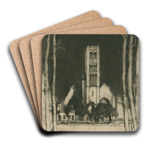 Damme by David Young Cameron Art Drink Coaster set Damme by David Young Cameron Art Drink Coaster set