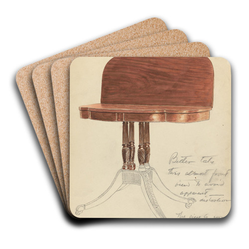 Table by American 20th Century Art Drink Coaster set