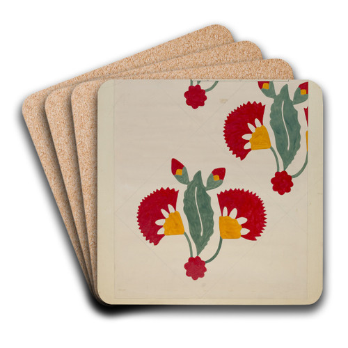 Quilt by Dorothy Posten Art Drink Coaster set