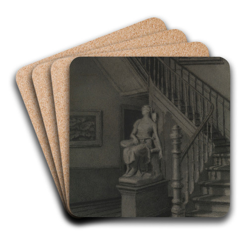 The Soul of Things by Xavier Mellery Art Drink Coaster set The Soul of Things by Xavier Mellery Art Drink Coaster set