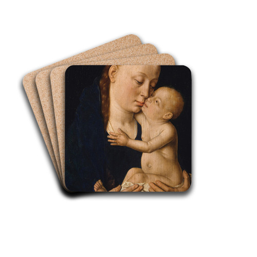 Virgin and Child by Dieric Bouts Drink Coasters - set of 4
