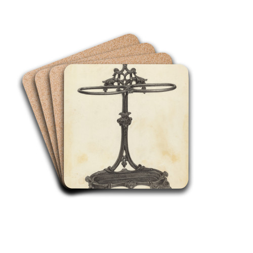Umbrella Stand by Herman Bader Drink Coasters - set of 4 Umbrella Stand by Herman Bader Drink Coasters - set of 4