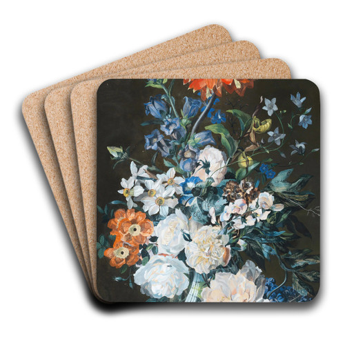 Blumenstilleben by Leopold Zinngger Art Drink Coaster set