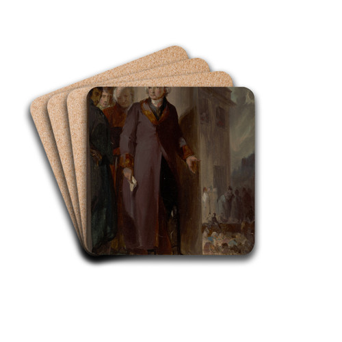 Thomas Jefferson by Thomas Sully Drink Coasters - set of 4