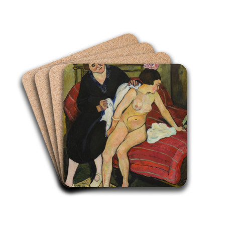The Abandoned Doll by Suzanne Valadon Drink Coasters - set of 4 The Abandoned Doll by Suzanne Valadon Drink Coasters - set of 4