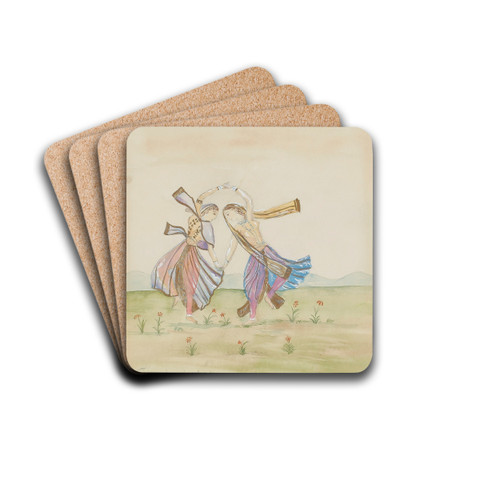 Grekisk dans by Nils Dardel Drink Coasters - set of 4