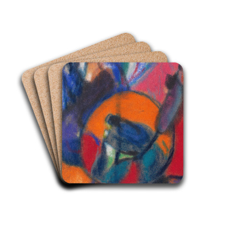 Komposition by Adolf Hlzel Drink Coasters - set of 4