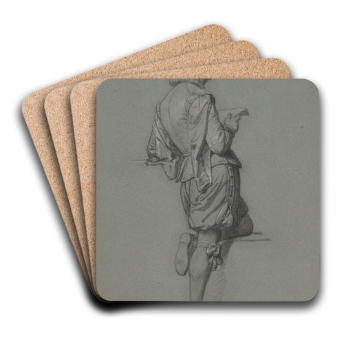 The Painter Pieter Neefs I by Nicaise De Keyser Art Drink Coaster set The Painter Pieter Neefs I by Nicaise De Keyser Art Drink Coaster set
