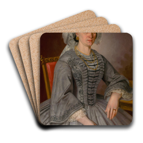 Antnia Kleinov, ne Krmanov by Peter Michal Boh Art Drink Coaster set Antnia Kleinov, ne Krmanov by Peter Michal Boh Art Drink Coaster set