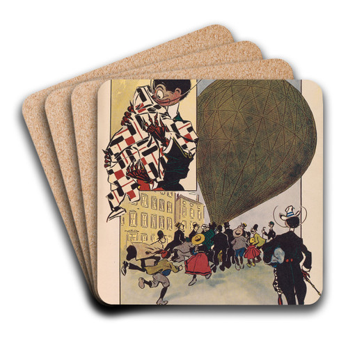 The Woggle-Bug book Pl.11 by Ike Morgan Art Drink Coaster set