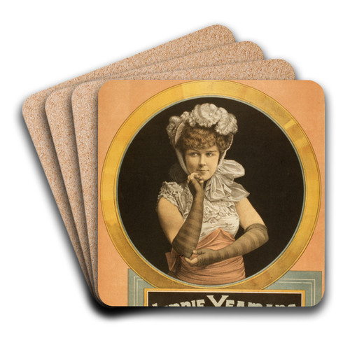 Jennie Yeamans 'Our Jennie' by Forbes Co. Art Drink Coaster set