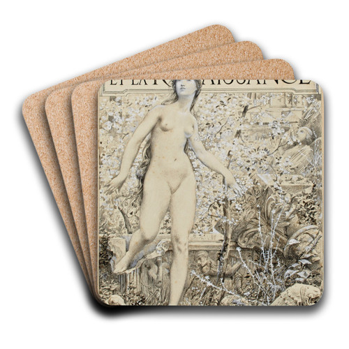 la Renaissance by Luc-Olivier Merson Art Drink Coaster set