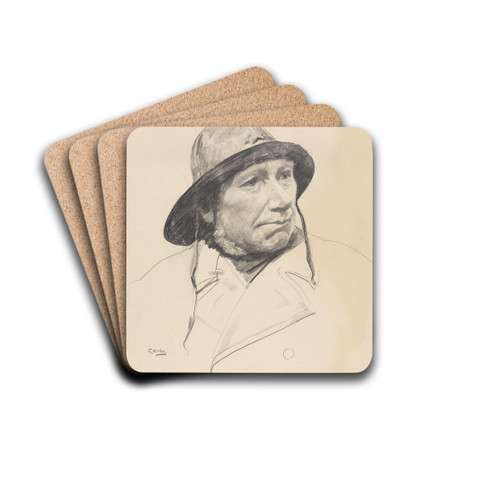 Los Titland by Christian Krohg Drink Coasters - set of 4