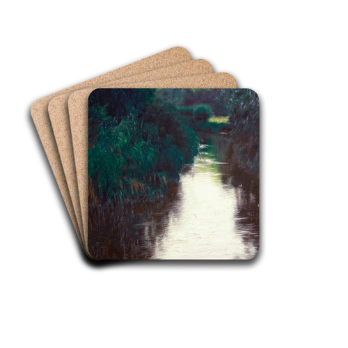 Weiher Datierung by Wilhelm Bernatzik Drink Coasters - set of 4 Weiher Datierung by Wilhelm Bernatzik Drink Coasters - set of 4