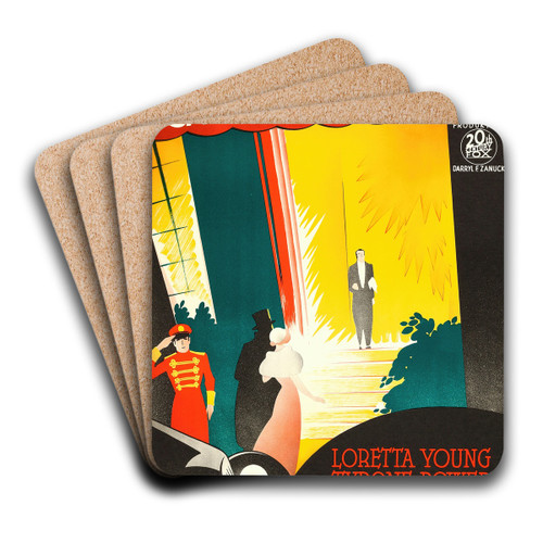 Cafe Metropole by Eric Rohman Art Drink Coaster set Cafe Metropole by Eric Rohman Art Drink Coaster set