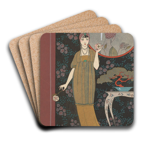 Sheherazade by George Barbier Art Drink Coaster set