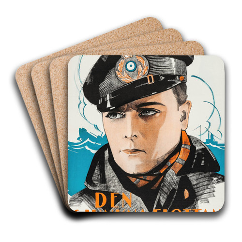 Wrath of the Seas by Eric Rohman Art Drink Coaster set