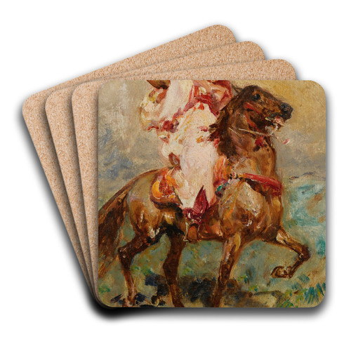 North African On Horseback by Henri milien Rousseau Art Drink Coaster set North African On Horseback by Henri milien Rousseau Art Drink Coaster set