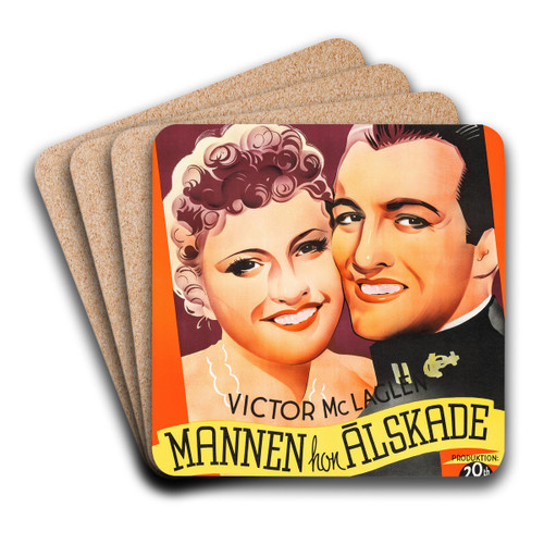 This is My Affair by Eric Rohman Art Drink Coaster set This is My Affair by Eric Rohman Art Drink Coaster set