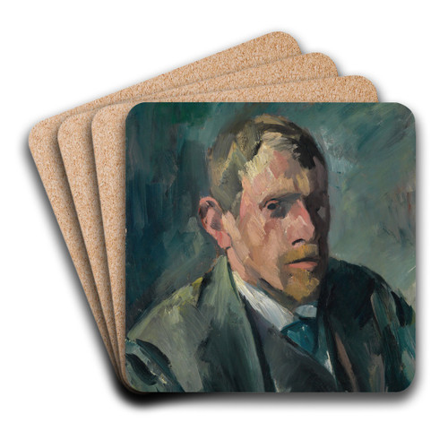 Selbstbildnis by Karl Dillinger Art Drink Coaster set