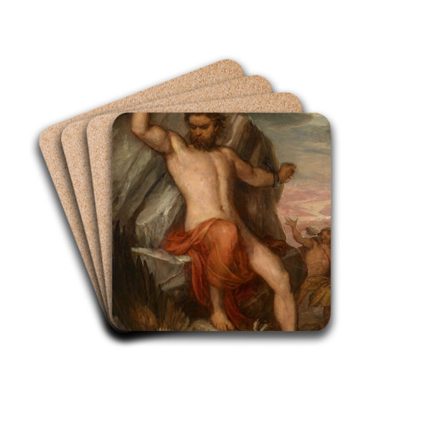 Prometheus by Carl Rahl Drink Coasters - set of 4