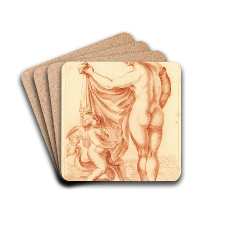 Beeld van de geboorte van Venus by Cornelis Pronk Drink Coasters - set of 4 Beeld van de geboorte van Venus by Cornelis Pronk Drink Coasters - set of 4