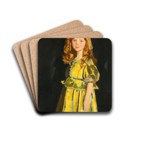 Portrait Of Vivien St George by William Orpen Drink Coasters - set of 4
