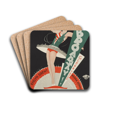 Broadway by Eric Rohman Drink Coasters - set of 4 Broadway by Eric Rohman Drink Coasters - set of 4