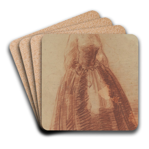 Dienstbode by James Ensor Art Drink Coaster set