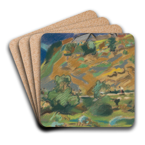 Landscape by Arnold Peter Weisz-Kubnan Art Drink Coaster set