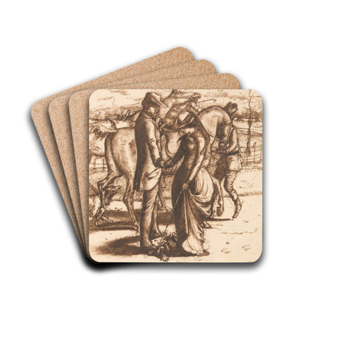 Rejected by Sir John Everett Millais Drink Coasters - set of 4 Rejected by Sir John Everett Millais Drink Coasters - set of 4