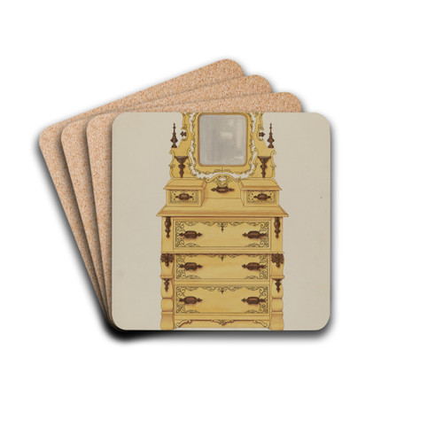 Dresser by Gordena Jackson Drink Coasters - set of 4