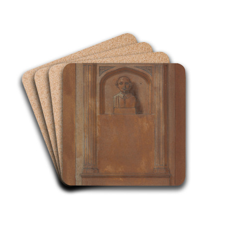 Bust of Shakespeare by Robert Smirke Drink Coasters - set of 4
