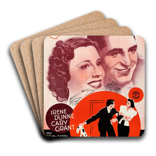 The Awful Truth by Eric Rohman Art Drink Coaster set The Awful Truth by Eric Rohman Art Drink Coaster set
