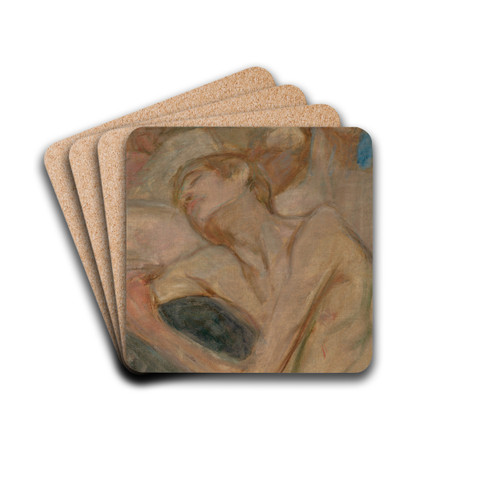 Composition (Study of Nudes) by Stanisaw Wyspiaski Drink Coasters - set of 4