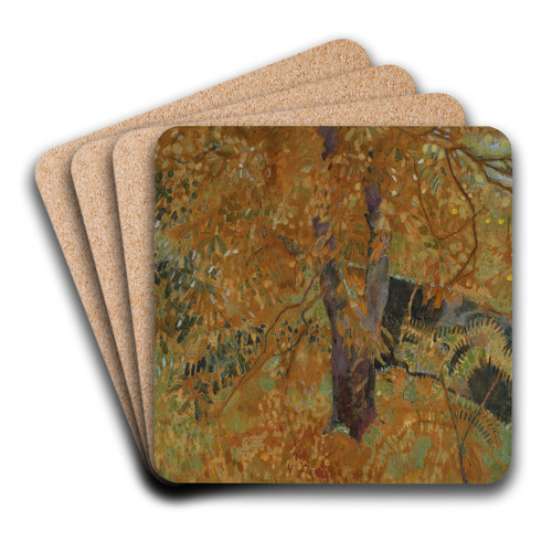Autumn by Kazimierz Sichulski Art Drink Coaster set