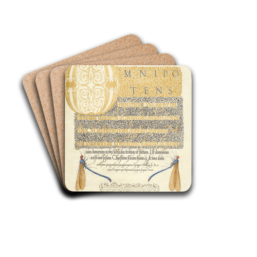 Damselflies by Joris Hoefnagel Drink Coasters - set of 4