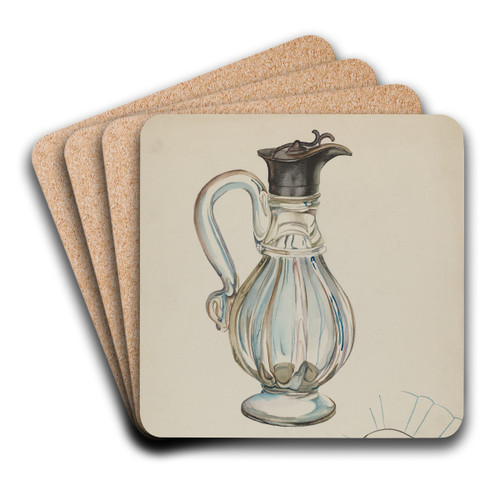 Jug by Roberta Elvis Art Drink Coaster set