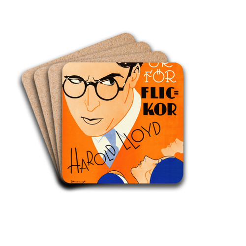 Girl Shy by Eric Rohman Drink Coasters - set of 4 Girl Shy by Eric Rohman Drink Coasters - set of 4