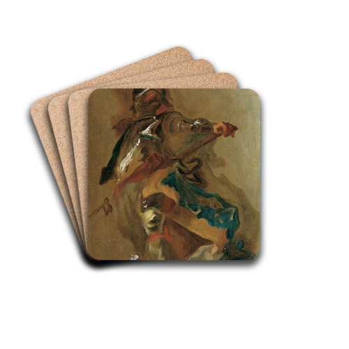 Stehender Feldherr by Franz Anton Maulbertsch Drink Coasters - set of 4