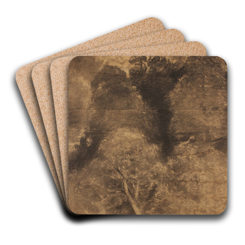 Baumstudie by August Schaeffer von Wienwald Art Drink Coaster set Baumstudie by August Schaeffer von Wienwald Art Drink Coaster set