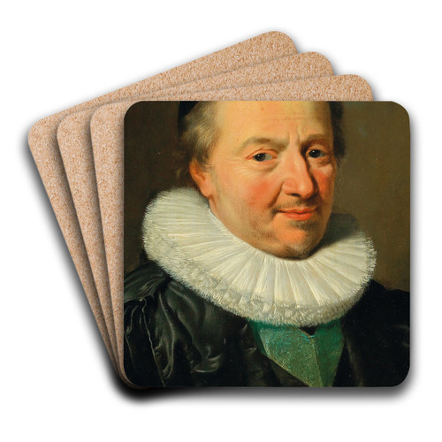 Portrait Of Claude De Bullion (15691640) by Philippe de Champaigne Art Drink Coaster set