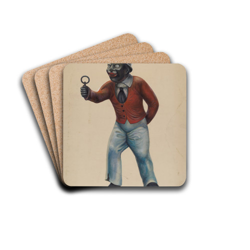 Hitching Post by Walter Hochstrasser Drink Coasters - set of 4