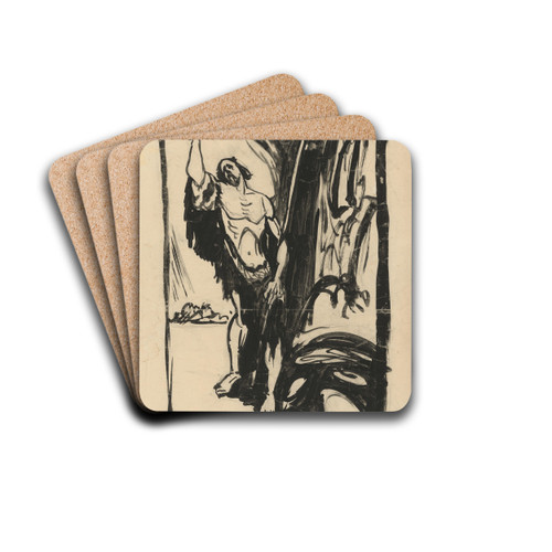 Resurrection by Jn Novk Drink Coasters - set of 4