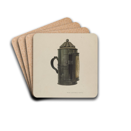 Lantern by Rose Campbell-Gerke Drink Coasters - set of 4 Lantern by Rose Campbell-Gerke Drink Coasters - set of 4