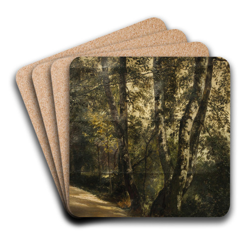 Bzy u cesty by Alois Kirnig Art Drink Coaster set