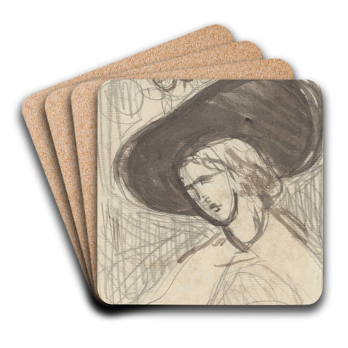 Sketch by George Romney Art Drink Coaster set Sketch by George Romney Art Drink Coaster set